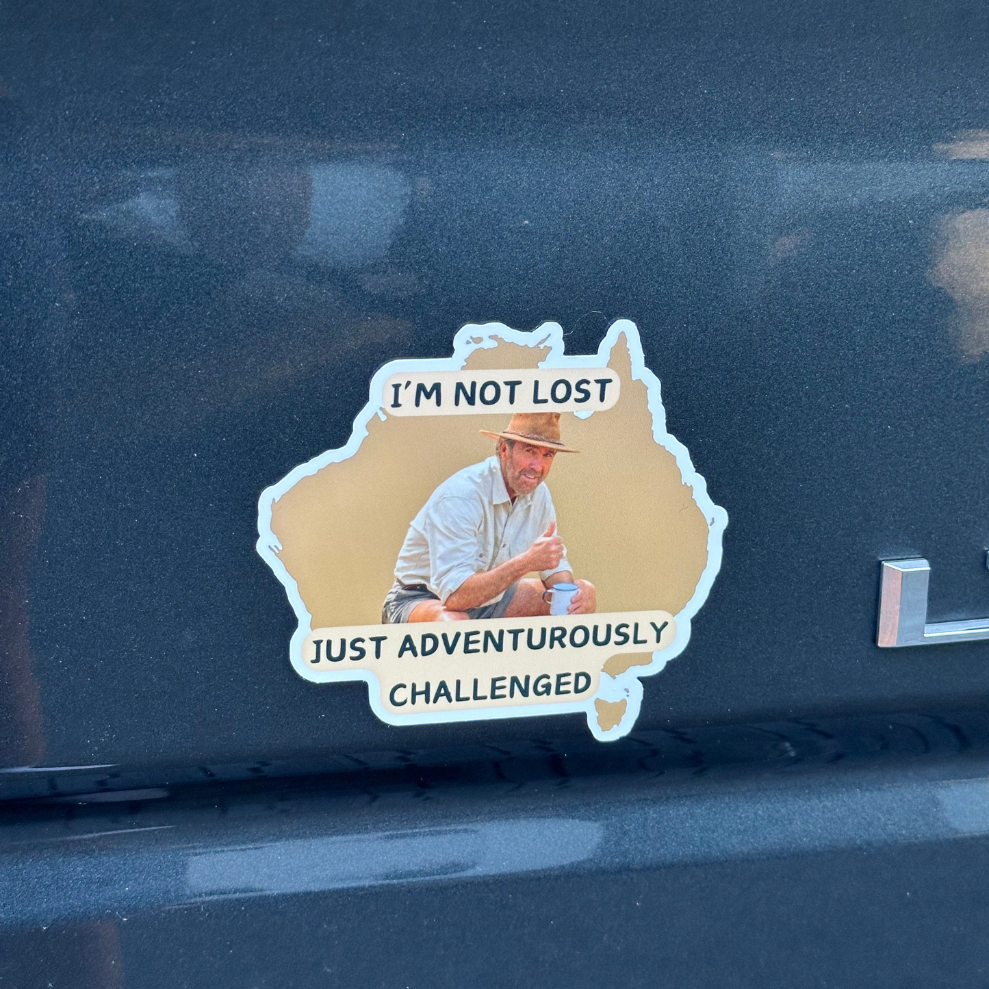 I'm Not Lost Just Adventurously Challenged Sticker