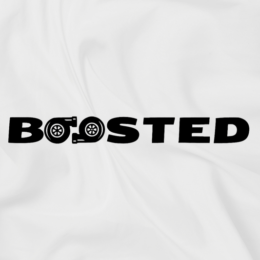 Boosted car decal