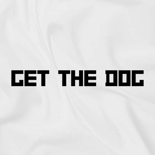 GET THE DOG car decal