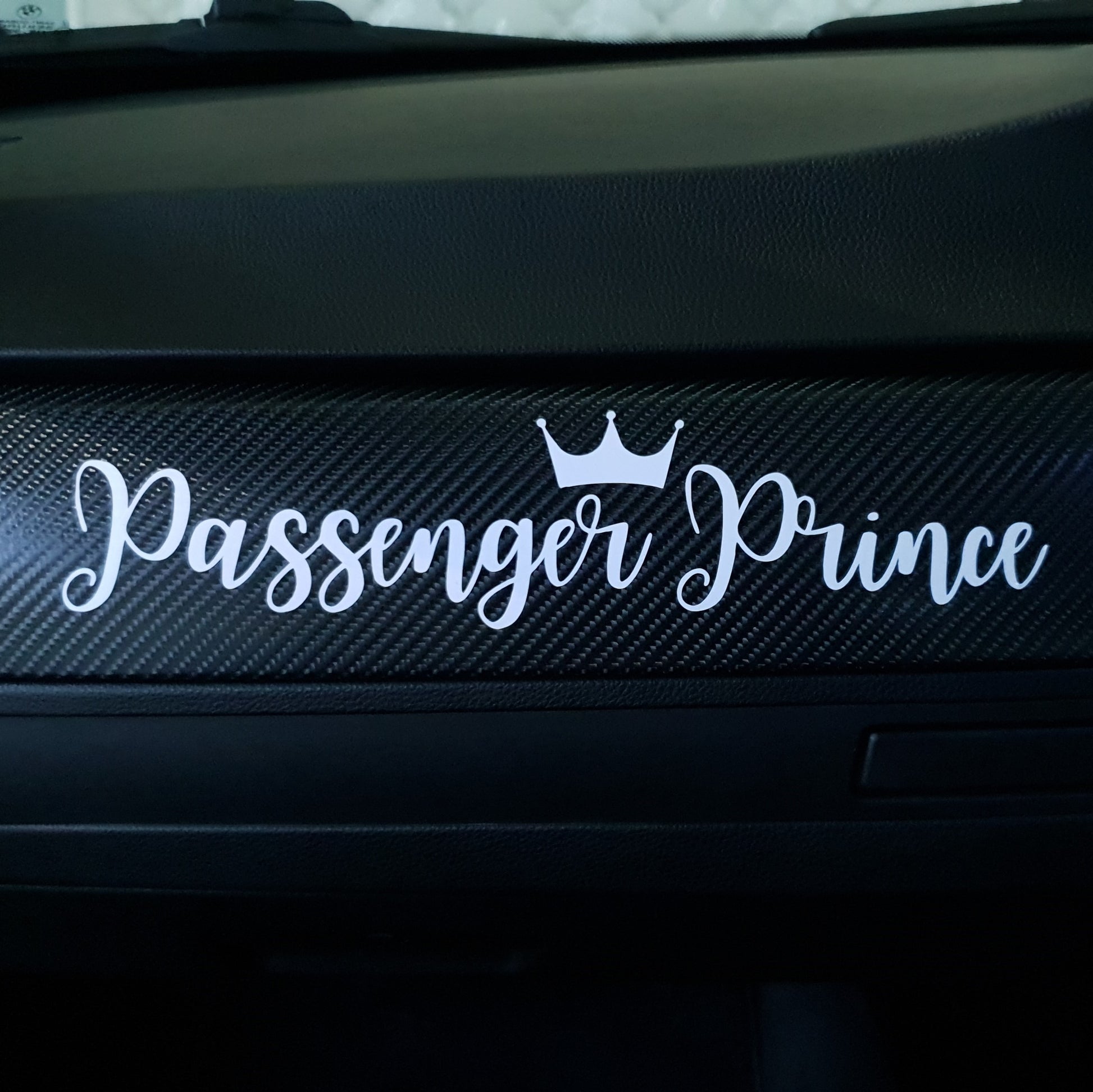 passenger prince car decal