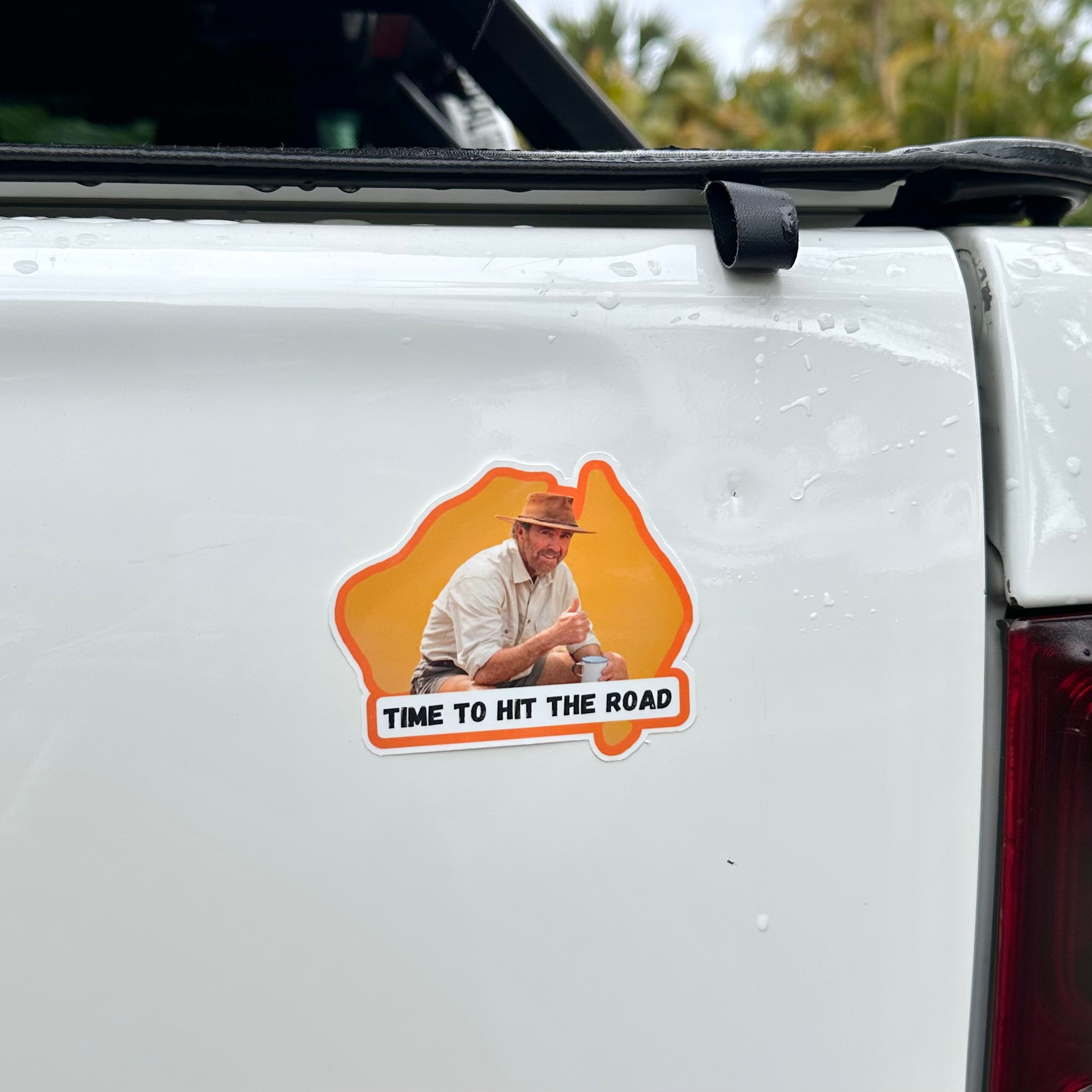 Time to hit the road sticker